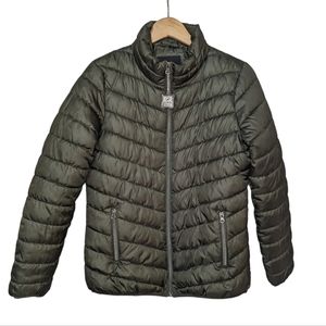 Big Chill Women's Green Puffer Jacket Size Medium